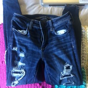 American Eagle Next Level Stretch Blue Jeans